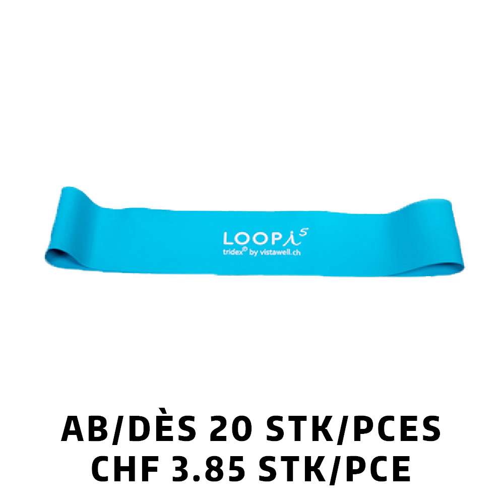 Loopi 5 - powerloop Latex blau ab 20 Stück