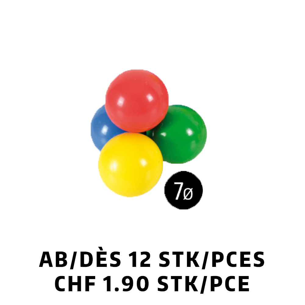 Freeballs Ø7cm dès 12 pièces