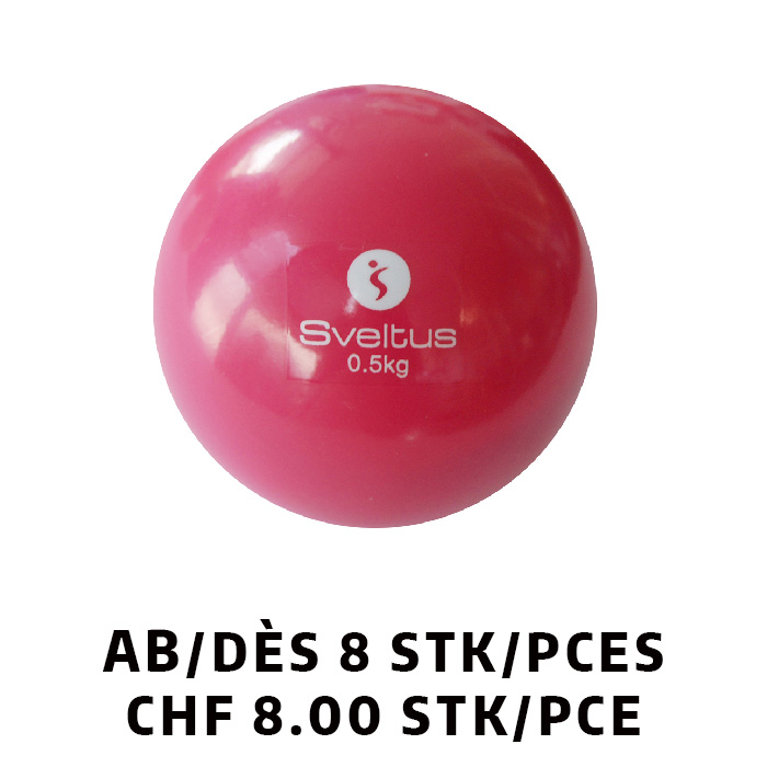 Balle lestée 500 g dès 8 pièces