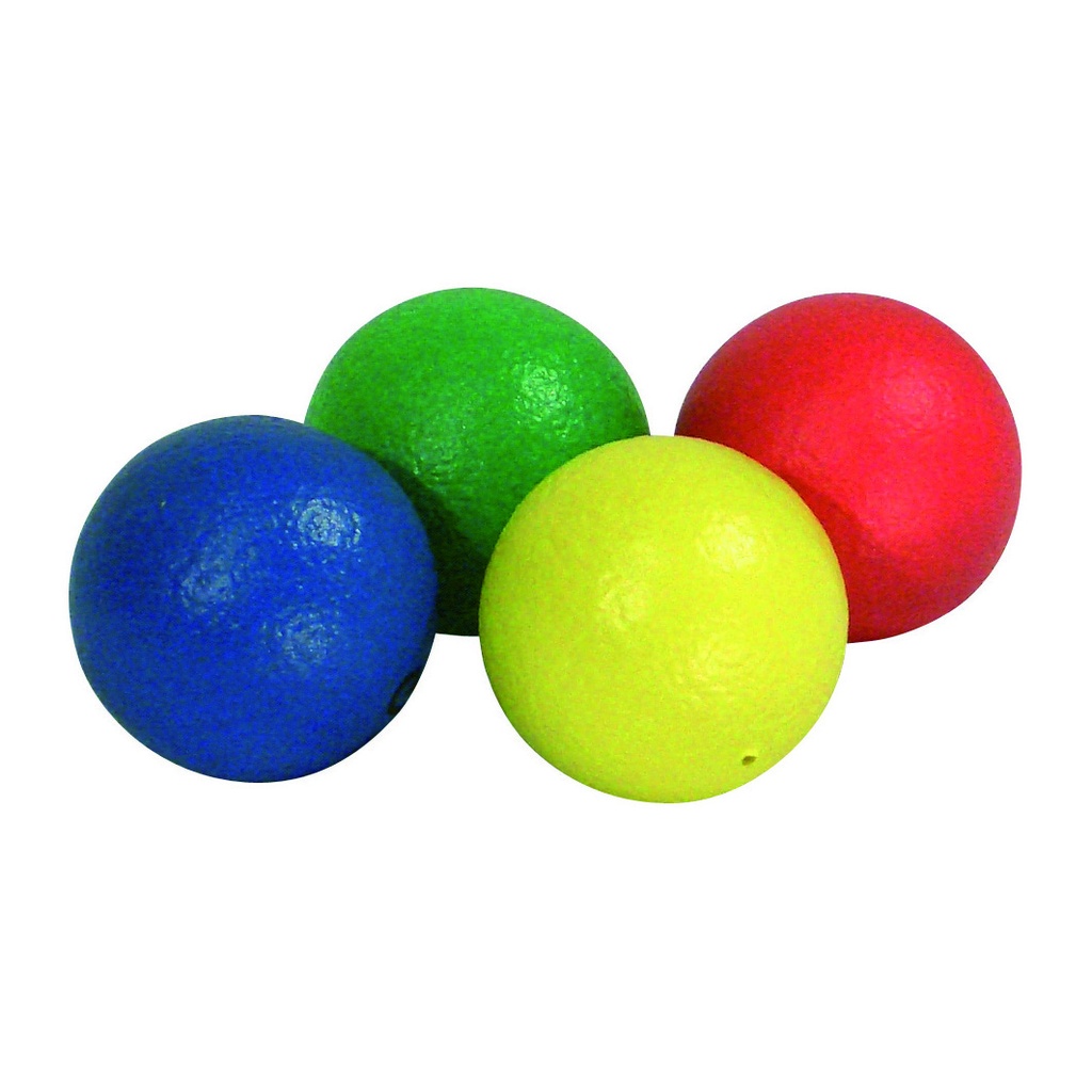 Set de 4 balles en mousse Ø 7 cm