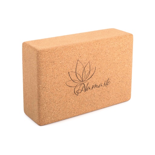 [8177] Yoga Block Cork Namasté