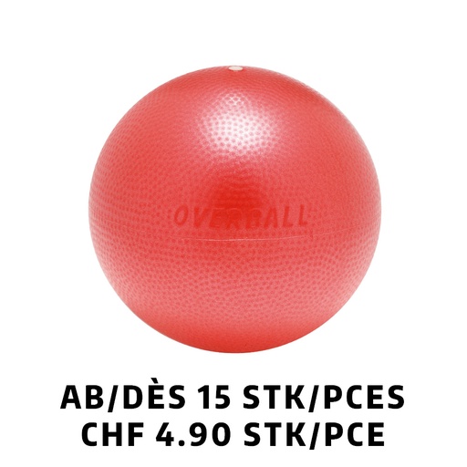 [Set95.09R] Softgym Ø23 cm rouge dès 15 pièces